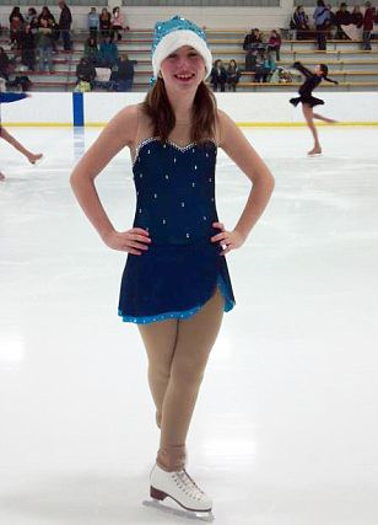 Justina skating