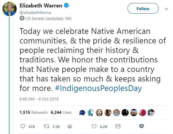 Warren tweet